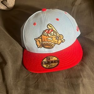 Louisville Bats MILB New Era "Theme Night Mashers" 59FIFTY Hat Blue/Red (7 1/4)